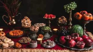 انشا در مورد شب یلدا به زبان کودکانه با مقدمه بدنه نتیجه