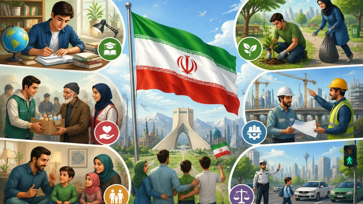 انشا در مورد چگونه می توانم برای کشورم مفید باشم با مقدمه بدنه نتیجه
